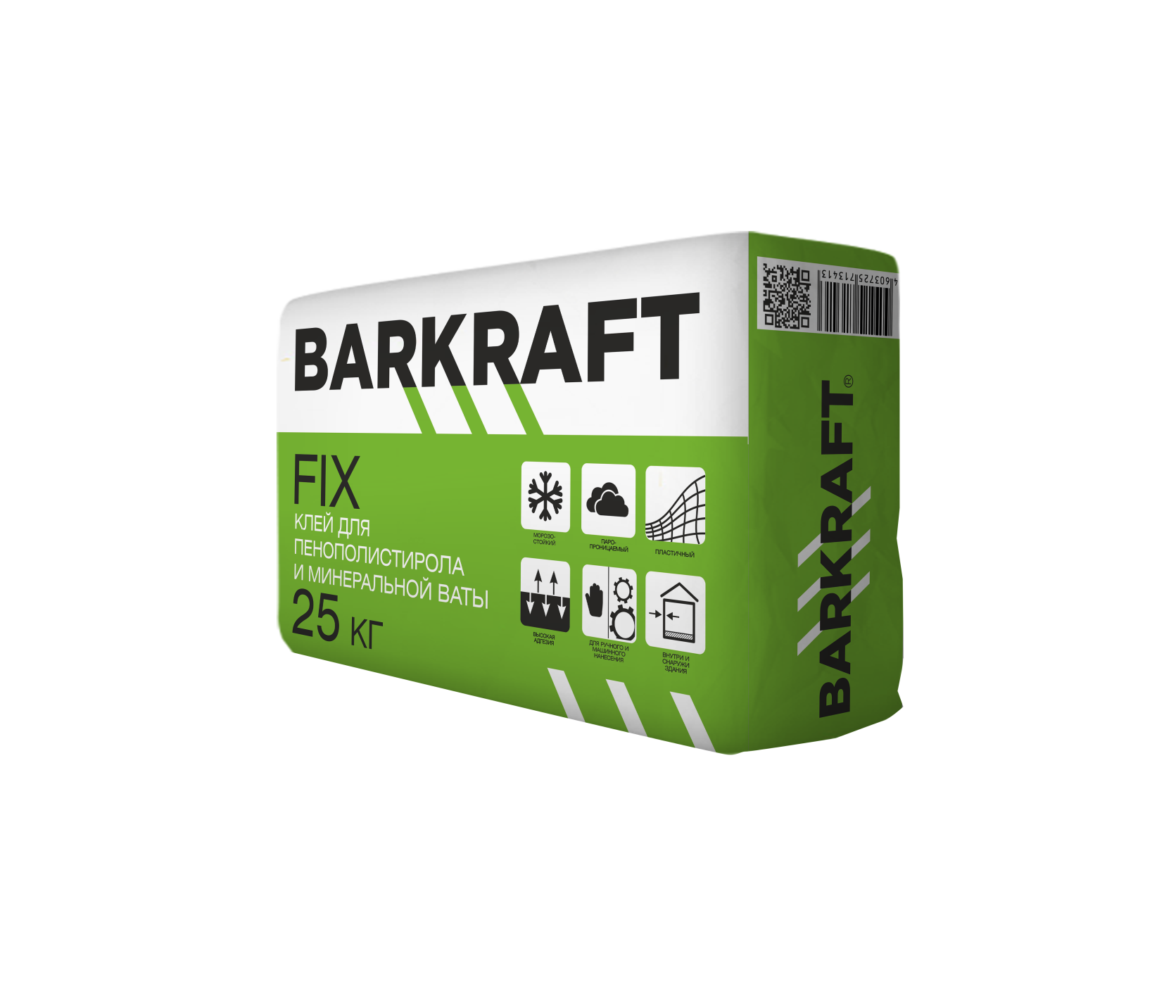 Клей армировочный для пенополистирола и минеральной ваты FIX BARKRAFT, 25 кг